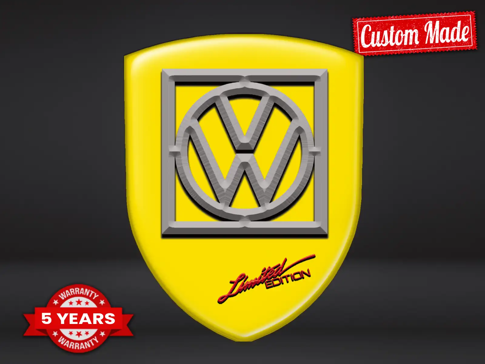 VW Custom Automotive Decals Star Professional Sturdy
